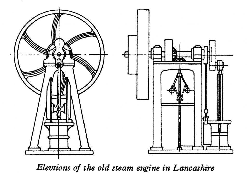 Mr Lees 1947 sketch of the Chadwick Engine